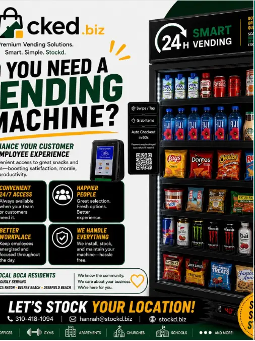 Stockd smart vending service for South Florida properties